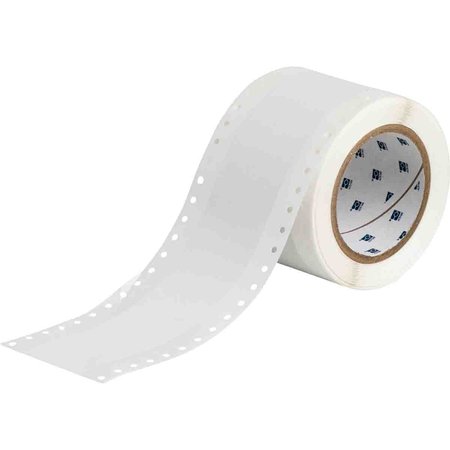 BRADY BradyWrap Tedlar Polyvinyl Fluoride Labels 2 in W x 100 ft L White RCM-637-2.0-WT